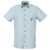 NEW FIT Short Sleeve Shirt (all other sizes) - blue/white stripe